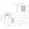World Wide Fittings Flareless Male Elbow Stainless Steel C2501X04X02SS - alternate 2